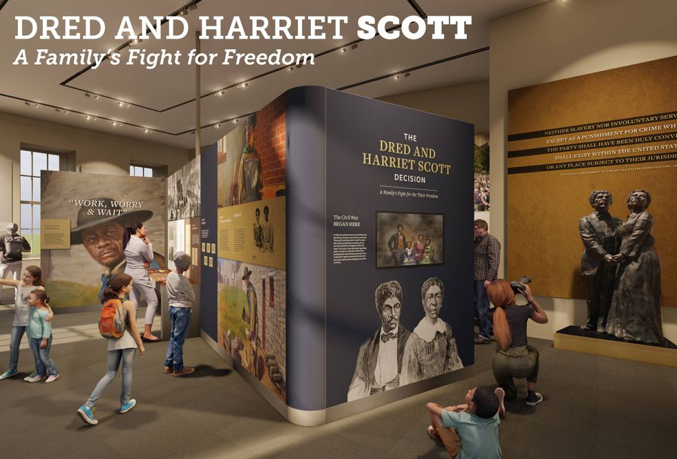 Rendering of new exhibit at Old Courthouse