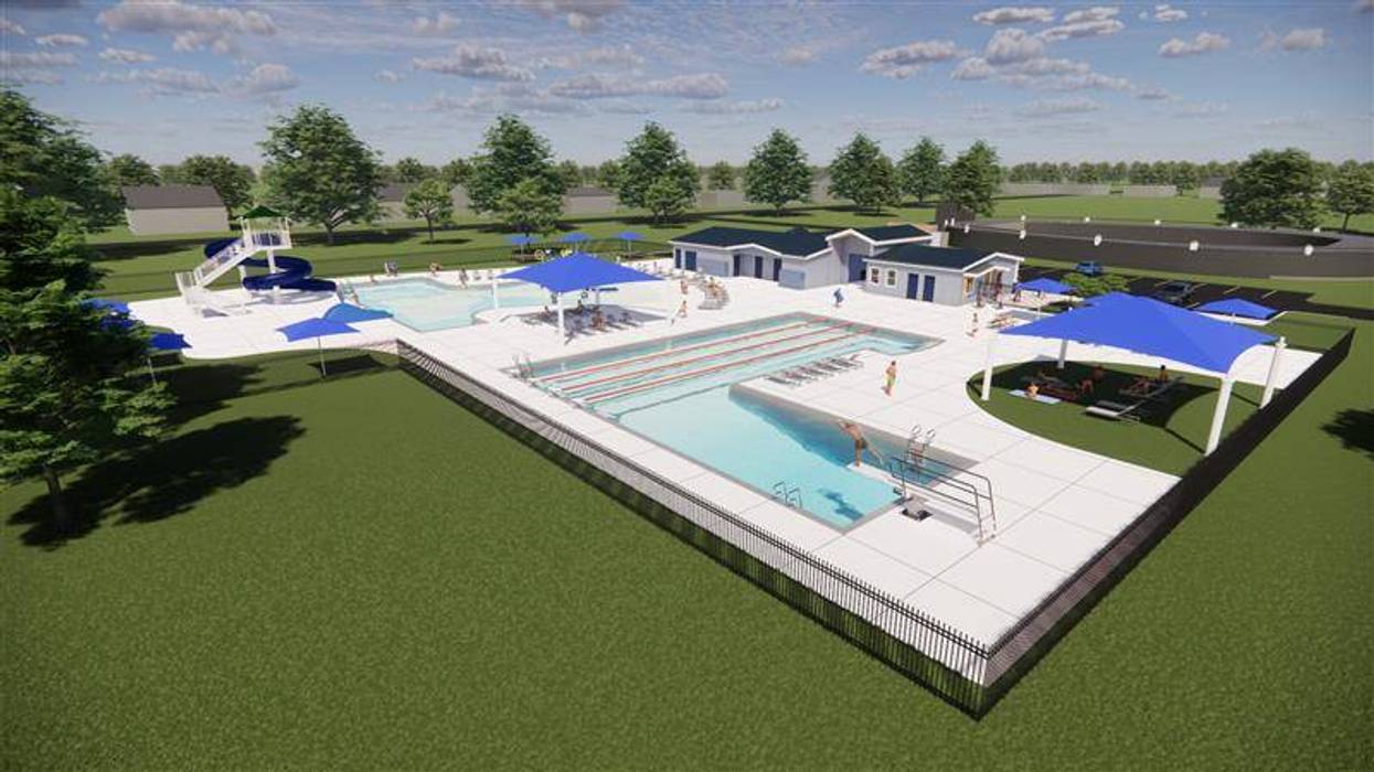Rendering of new NT pool and water park