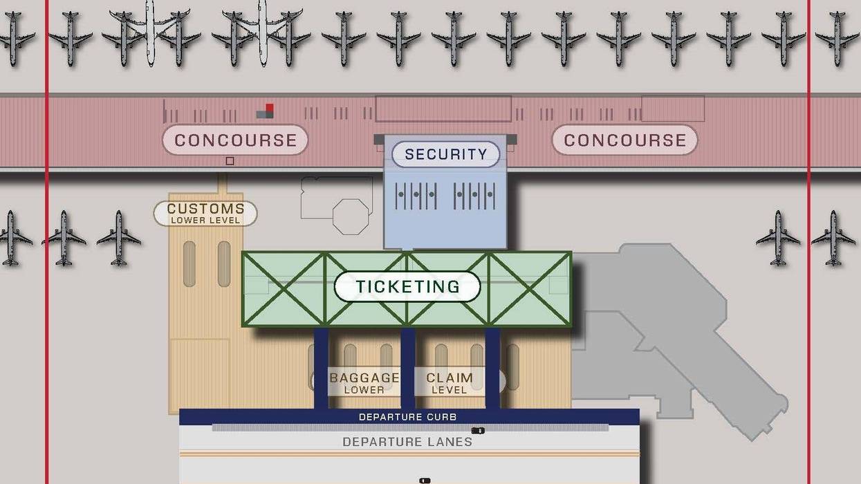 Rendering of new terminal configuration
