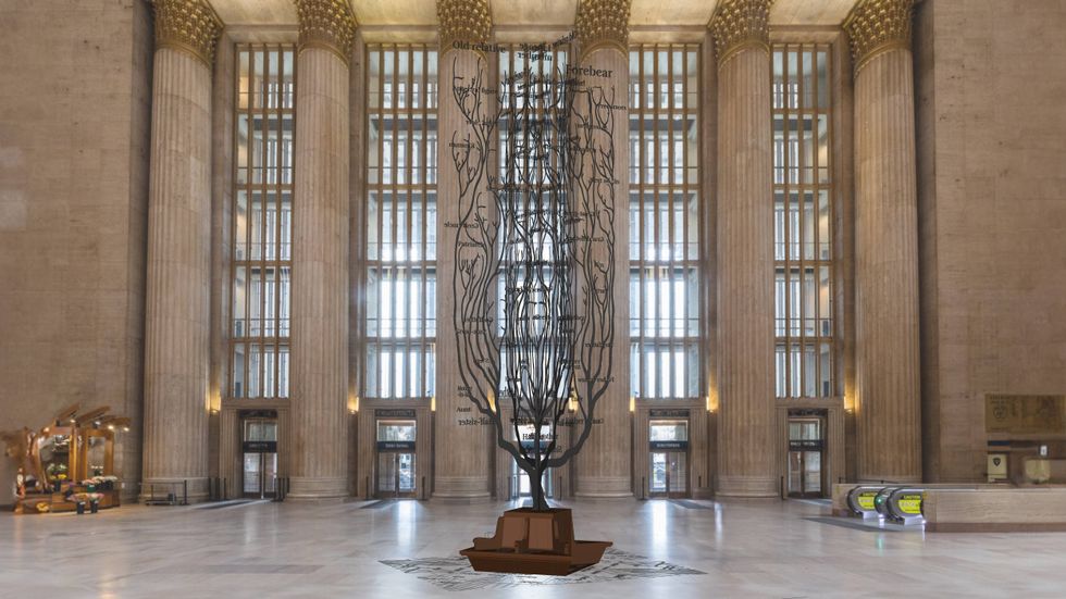 Rendering of "Our Ancestors Knew We Were Coming," by Paul Ramirez Jonas