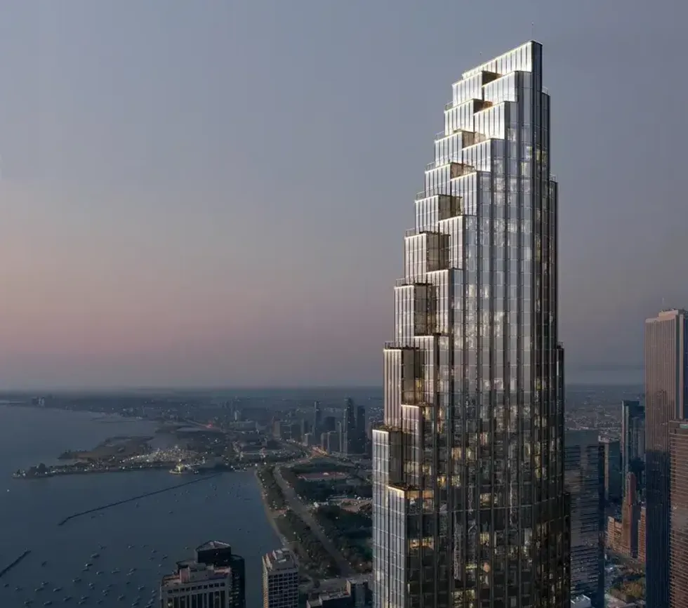 rendering of residential tower
