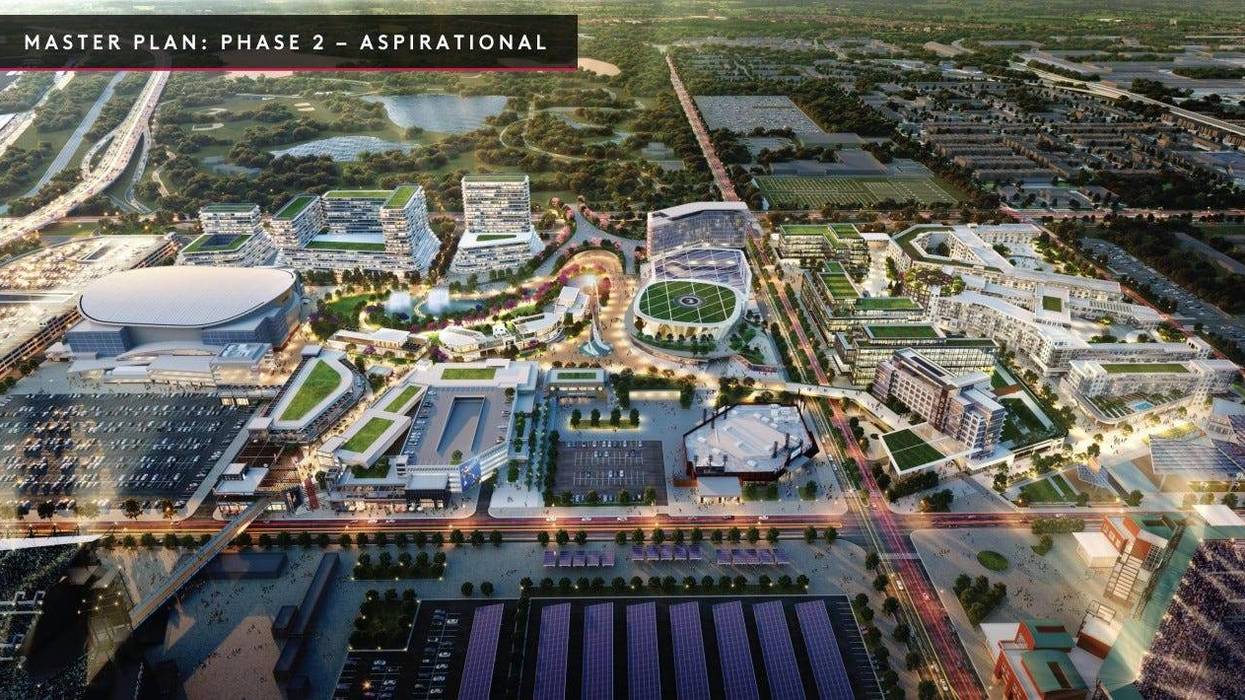 Rendering of the upgraded South Philadelphia Sports Complex