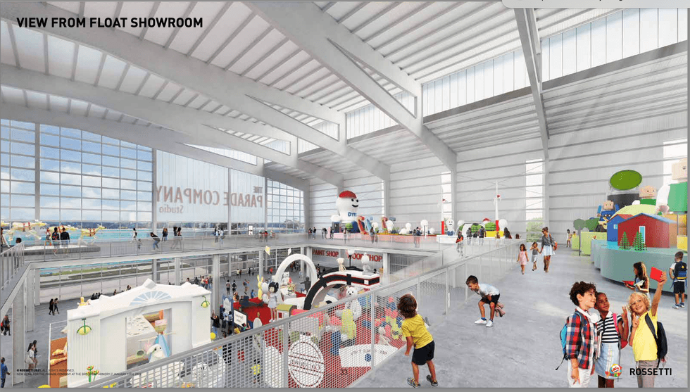 Renderings of Float Showroom