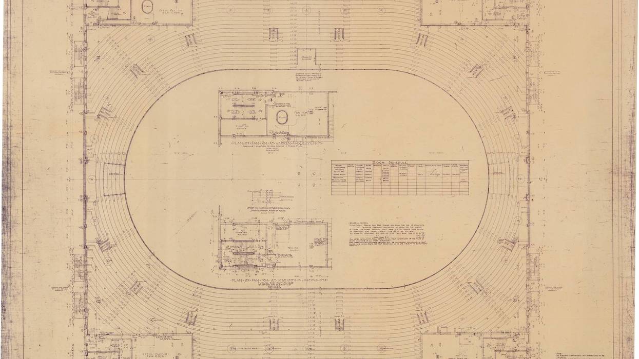 Renderings of the old Chicago Stadium.
