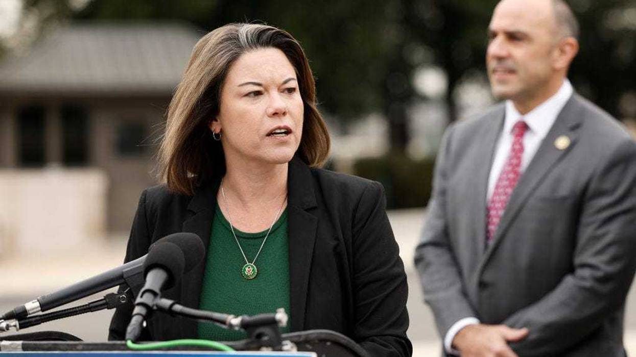 Rep. Angie Craig (D-MN) speaks at a press conference on February 02, 2023 in Washington, DC.