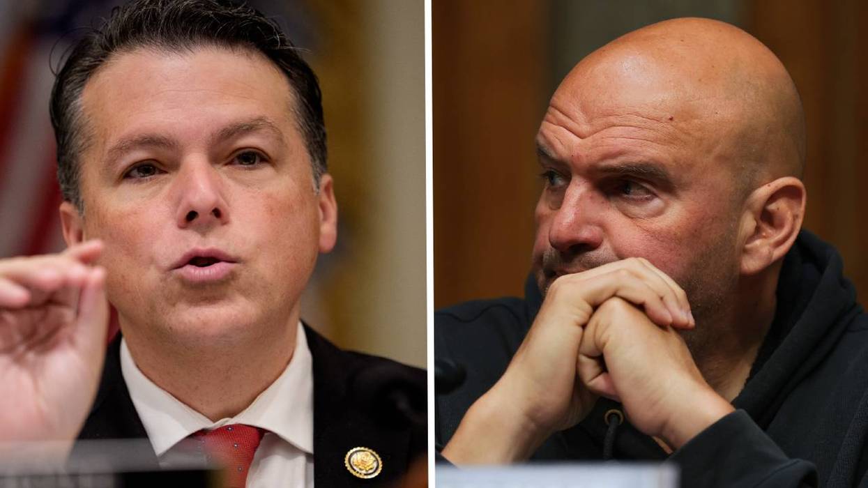 Rep. Brendan Boyle and Sen. John Fetterman