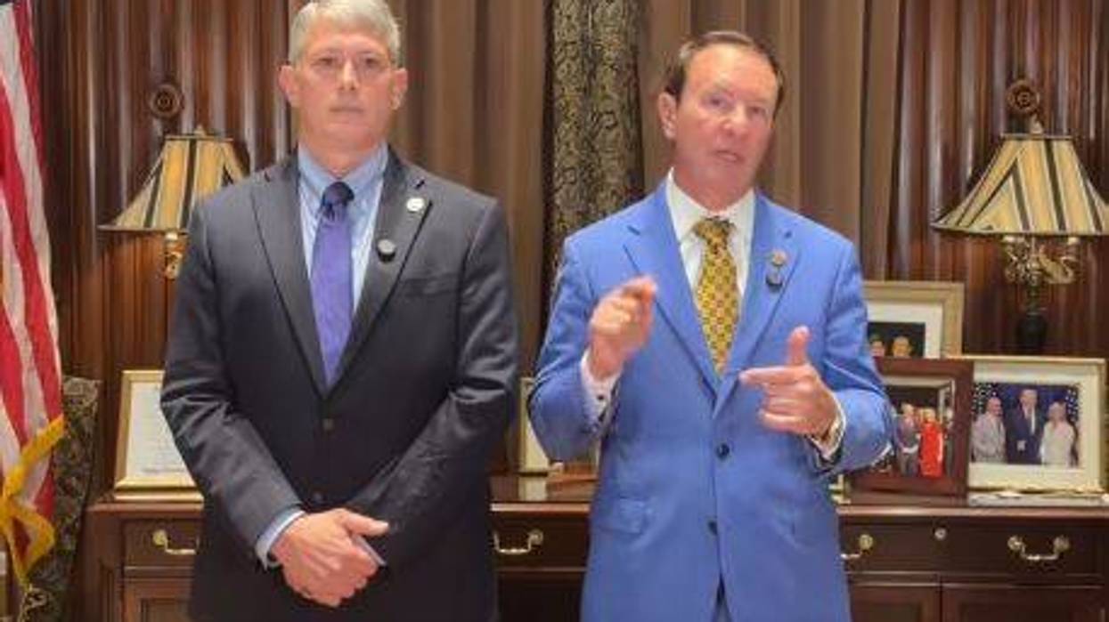 Rep. Gabe Firment and Governor Jeff Landry