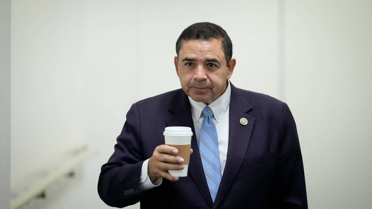 Rep. Henry Cuellar (D-TX) leaves a meeting with House Democrats at the U.S. Capitol on November 17, 2022, in Washington, DC.