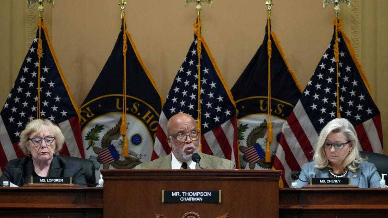 Rep. Zoe Lofgren (D-CA), Rep. Bennie Thompson (D-MS), and Rep. Liz Cheney (R-WY)