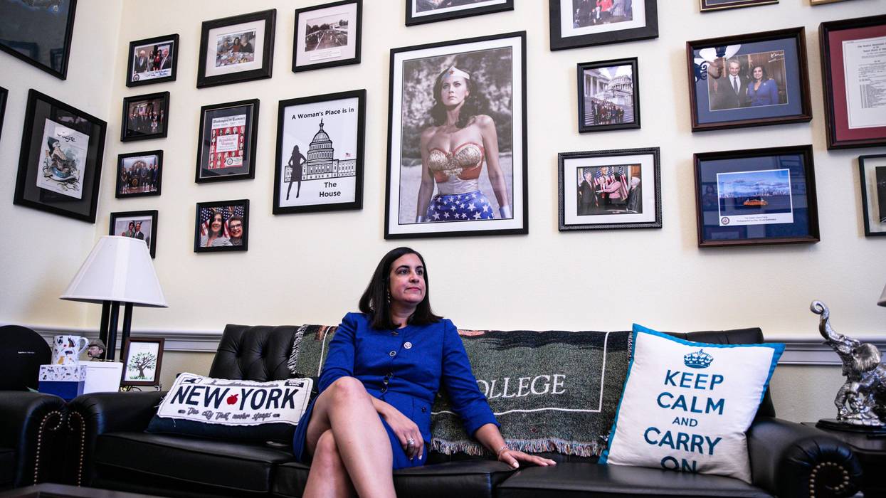 Representative Nicole Malliotakis, a Republican from New York, during an interview on Capitol Hill in Washington.