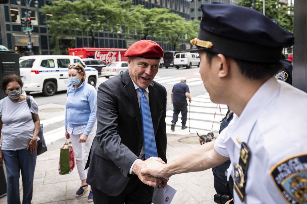 Republican NYC mayoral candidate Curtis Sliwa
