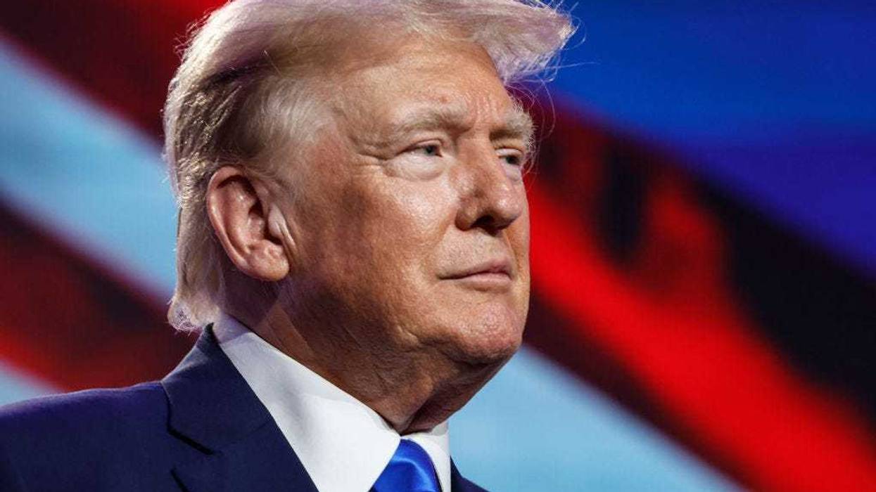 Republican presidential candidate former President Donald Trump speaks at the Pray Vote Stand Summit at the Omni Shoreham Hotel on September 15, 2023 in Washington, DC.