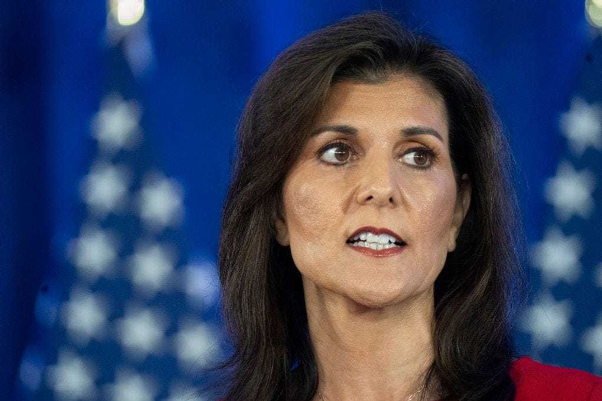 Republican presidential candidate, former U.N. Ambassador Nikki Haley announces the suspension of her presidential campaign at her campaign headquarters on March 06, 2024 in Daniel Island, South Carolina. Haley's announcement comes after losing all GOP primaries except Vermont in yesterday's Super Tuesday contests. (Photo by Sean Rayford/Getty Images)