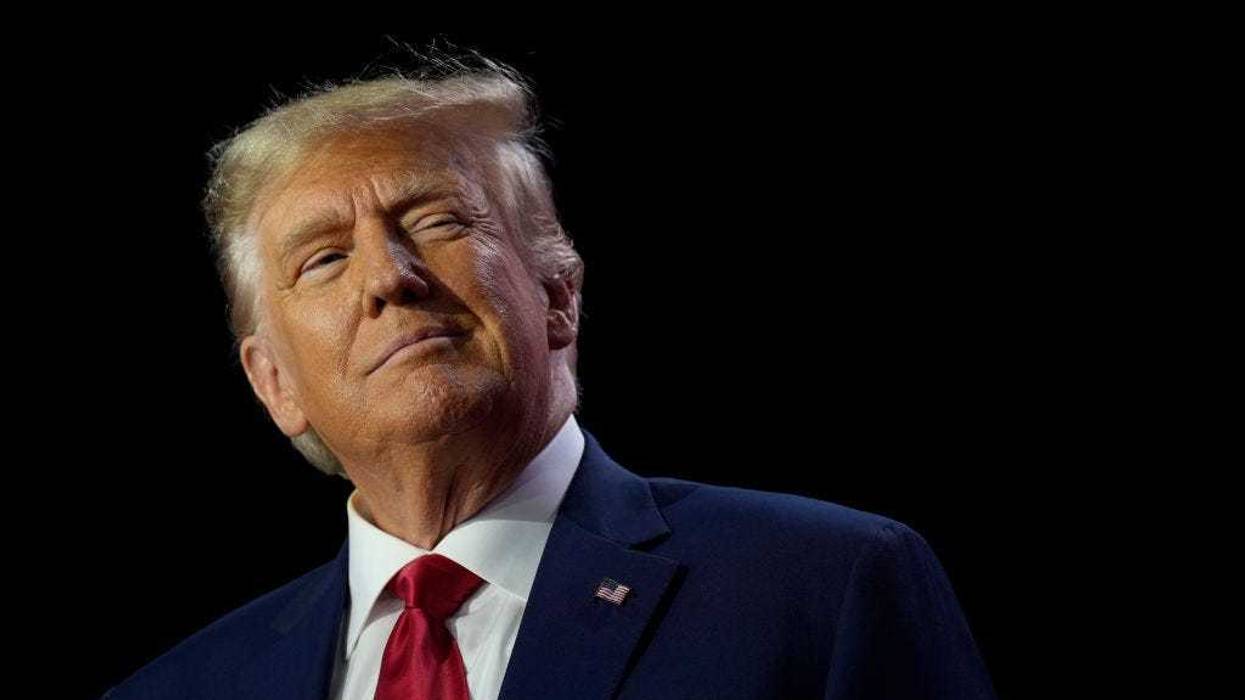 Republican presidential candidate former U.S. President Donald Trump speaks at the Faith and Freedom Road to Majority conference at the Washington Hilton on June 24, 2023 in Washington, DC.