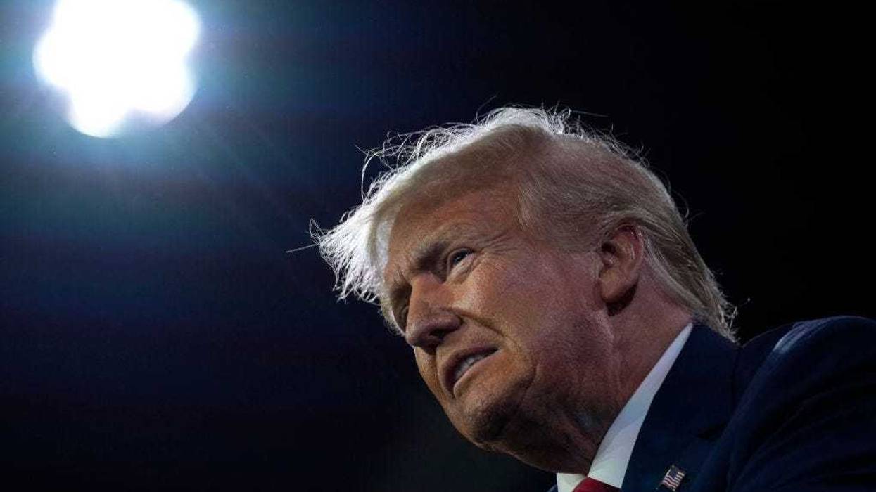 Republican presidential candidate former U.S. President Donald Trump speaks at the Faith and Freedom Road to Majority conference at the Washington Hilton on June 24, 2023 in Washington, DC.