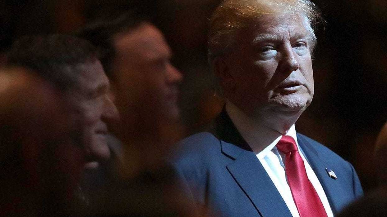 Republican presidential nominee Donald Trump attends a worship service at the International Church of Las Vegas October 30, 2016 in Las Vegas, Nevada. With nine days to go before Election Day, Trump is hoping to inspire the GOP base, including evangelical Christians, to support him. (Photo by Chip Somodevilla/Getty Images)