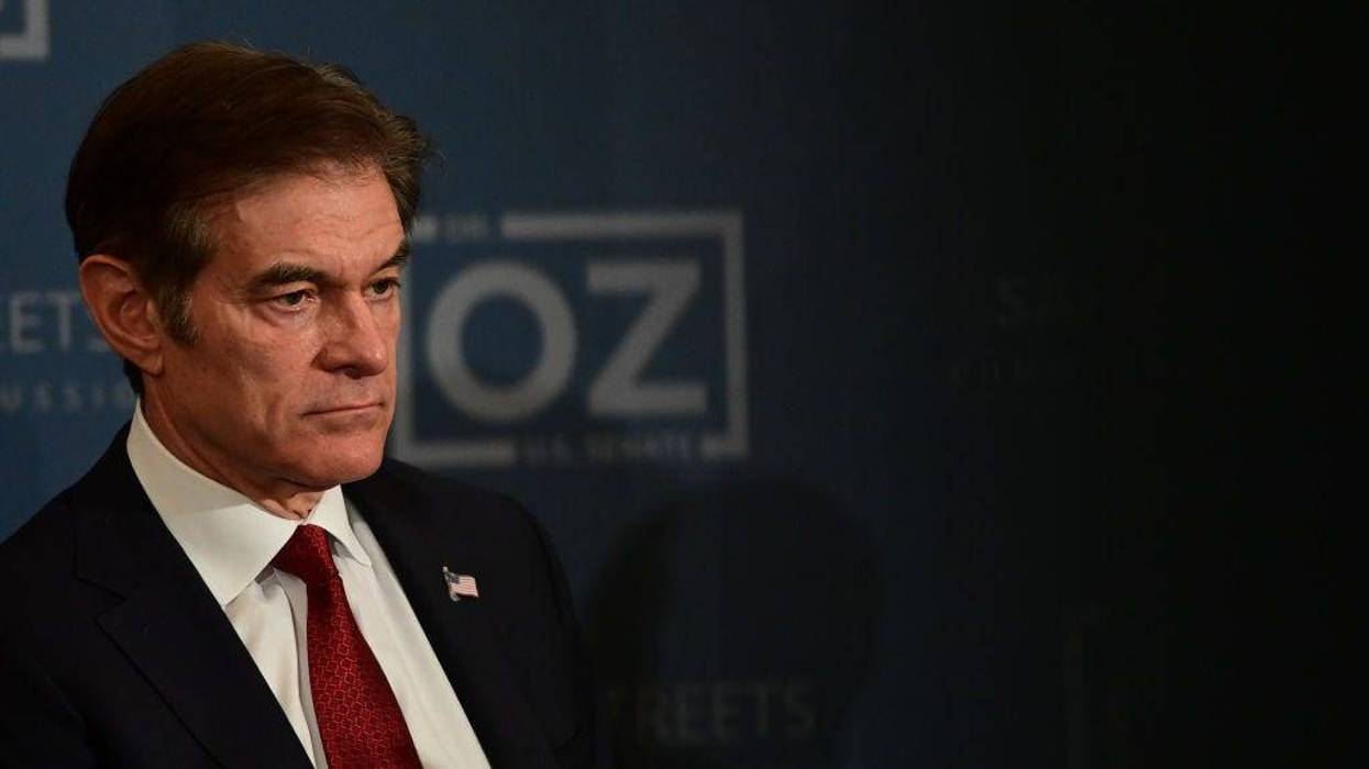 Republican U.S. Senate candidate Dr. Mehmet Oz hosts a safer streets community discussion at Galdos Catering and Entertainment on October 13, 2022 in Philadelphia, Pennsylvania.