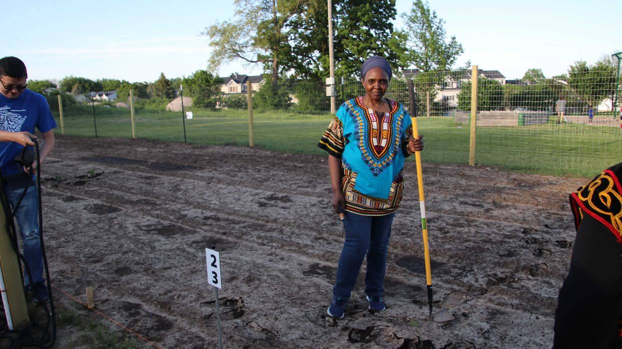 Residents create 40-plot community garden to grow culturally relevant foods they grew up eating