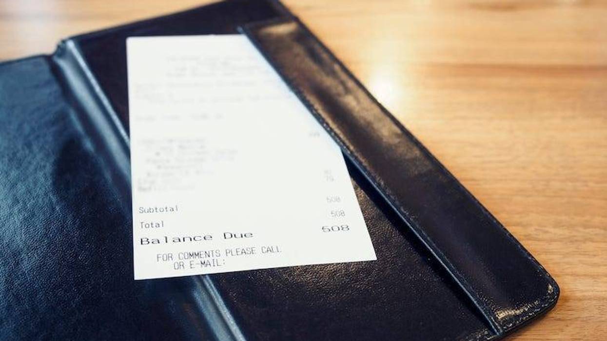 Restaurant, Check, Bill, Table