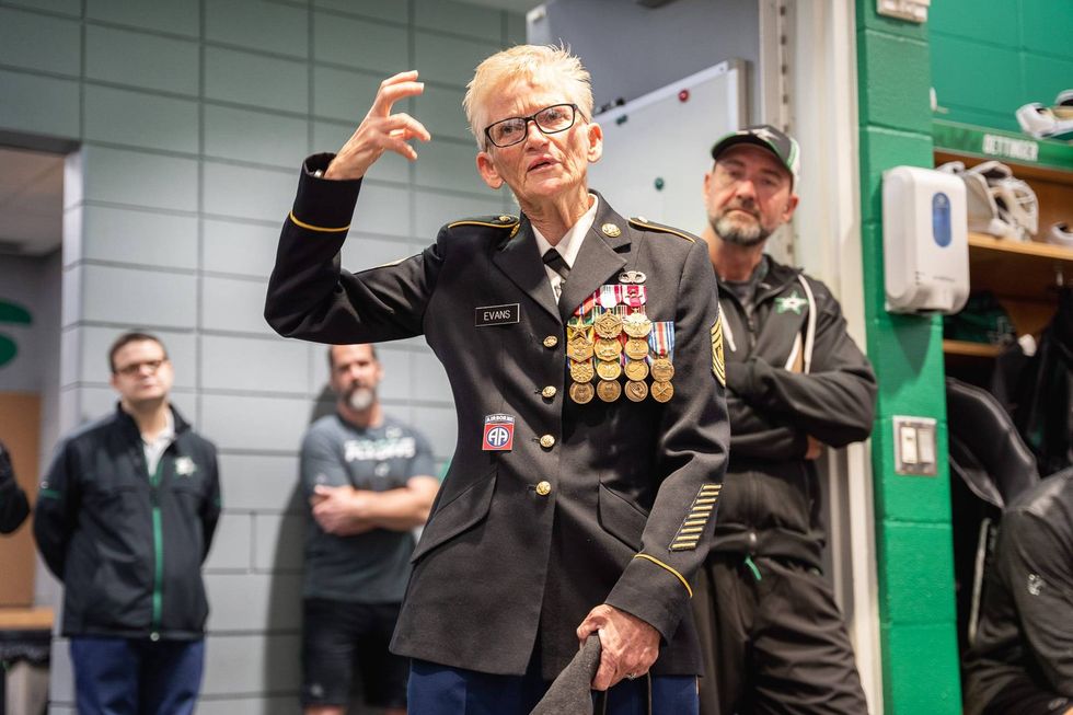 Retired U.S. Army Command Sergeant Major Gretchen Evans