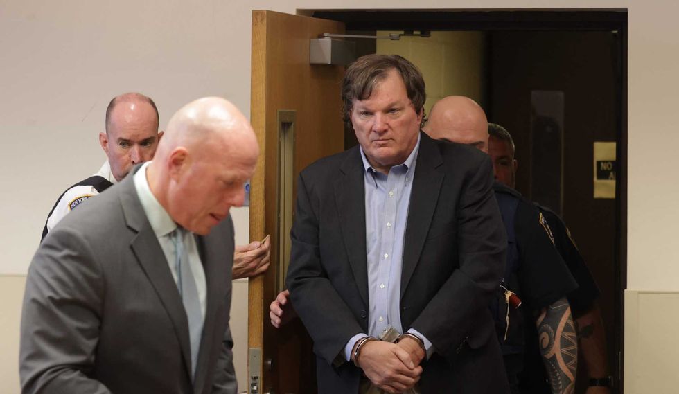 Rex A. Heuermann appears before Judge Timothy P. Mazzei in Suffolk County Court on Aug. 1, 2023