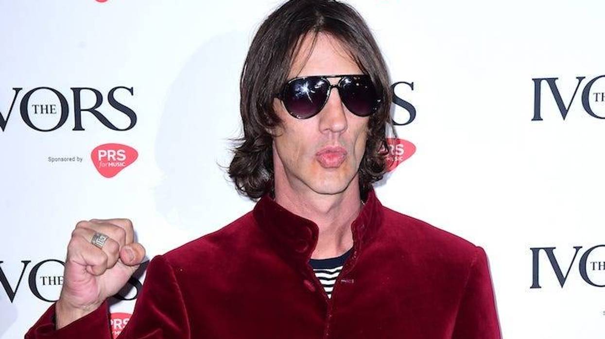 Richard Ashcroft, The Verve, Red Carpet, Ivor Novello Songwriting Awards, Red Velvet Jacket, 2019