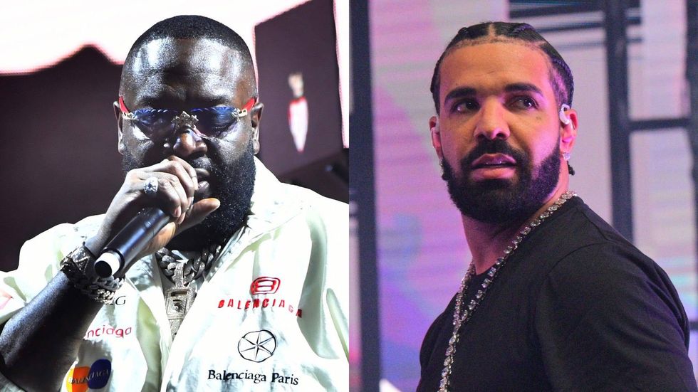 Rick Ross' feud with Drake turned physical at a show in Canada