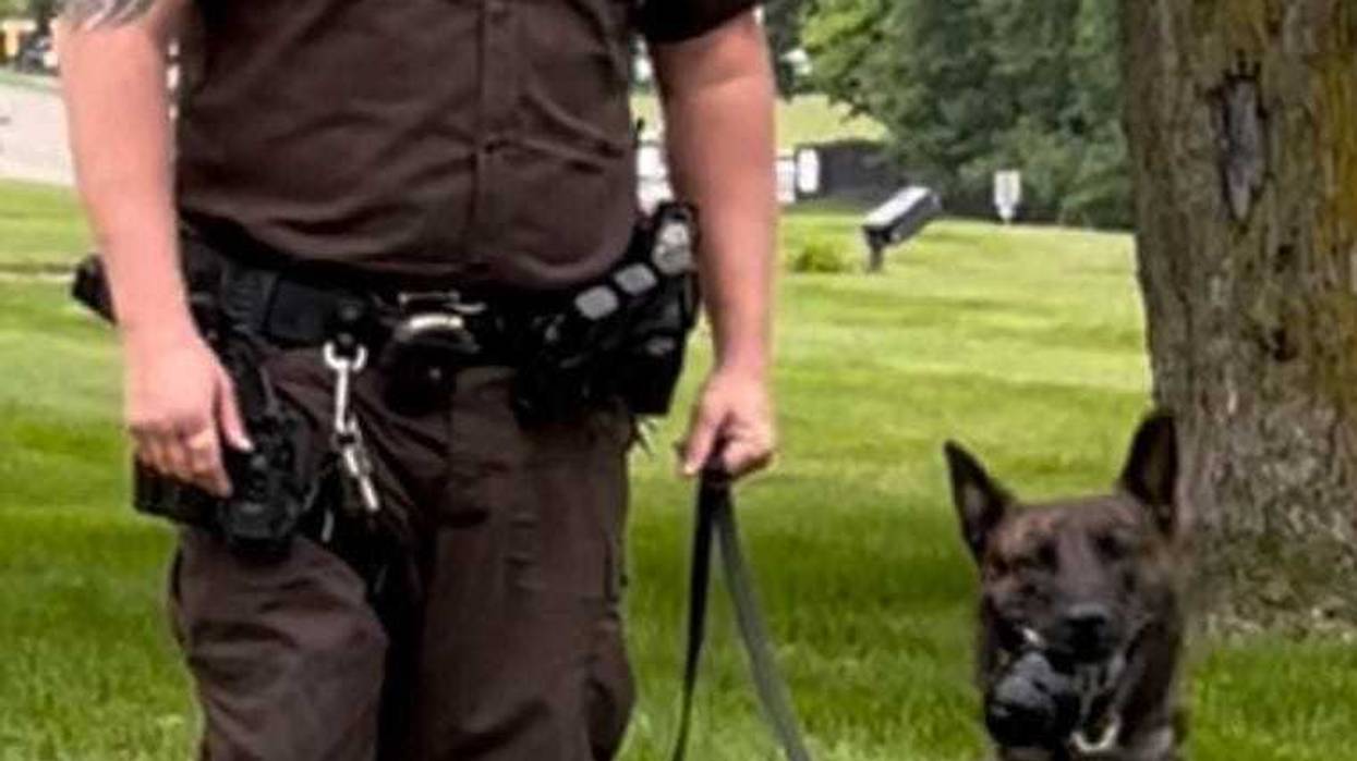 Riggs, a K-9 from the Oakland County Sheriff’s Office.