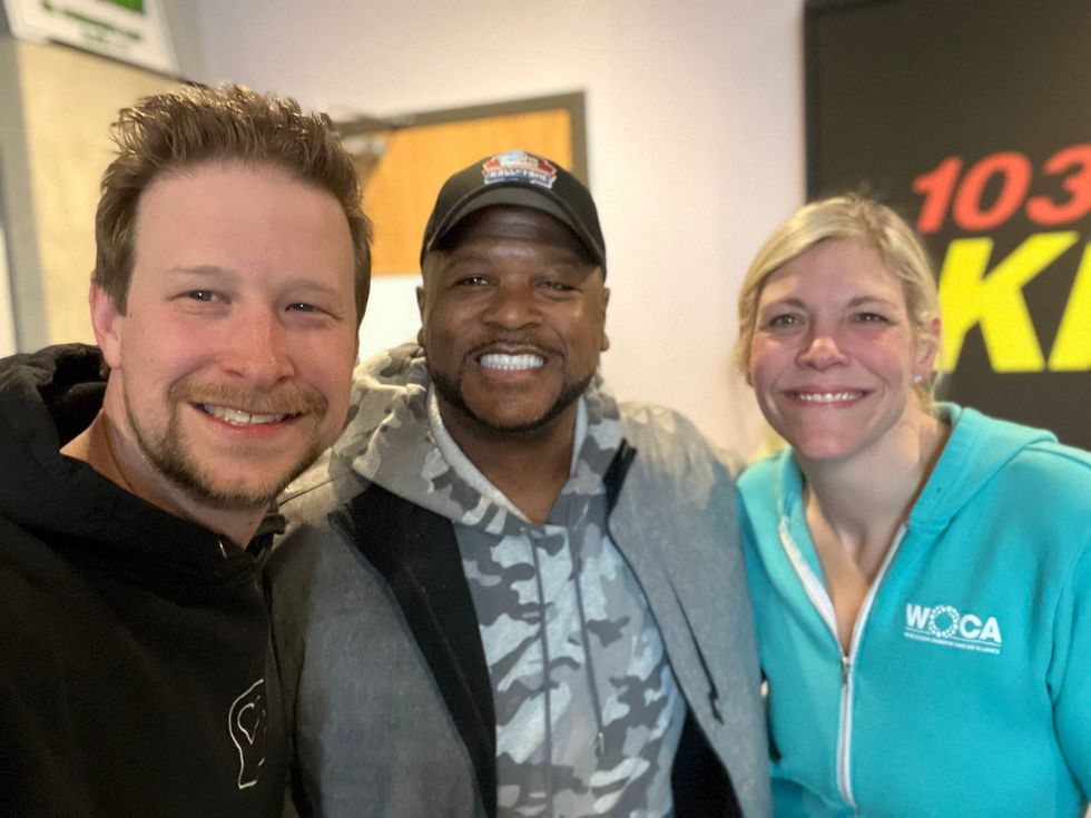 Riggs and Alley with Leroy Butler!