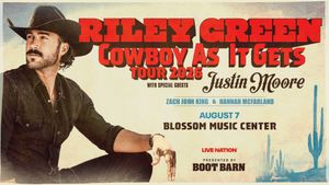 Riley Green at Blossom Music Center August 7, 2026