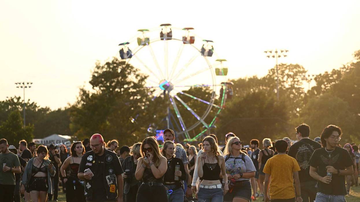 Riot Fest crowd shot from 2022