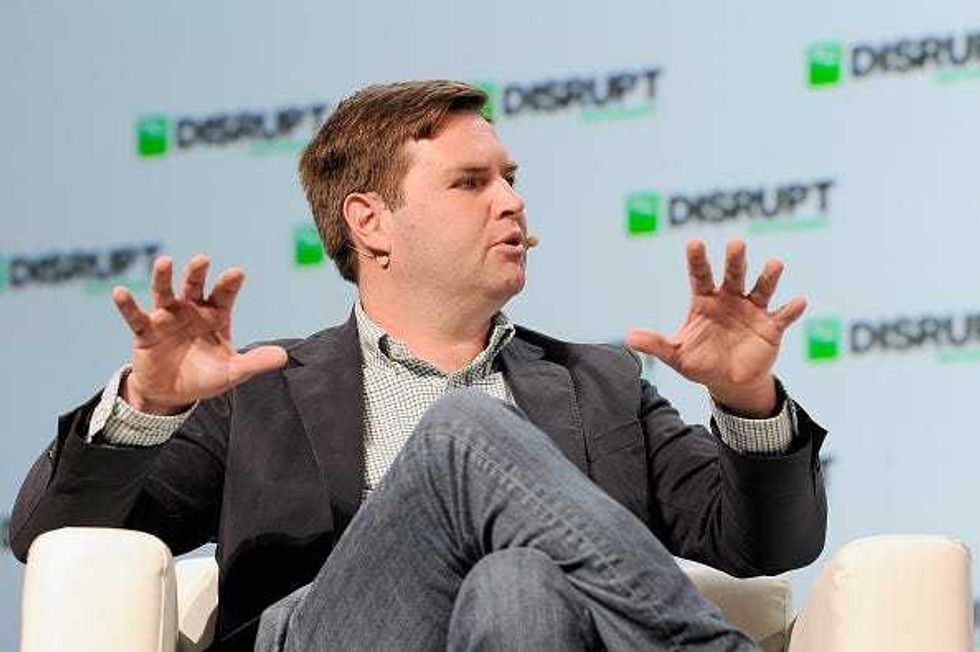 Rise of the Rest Seed Fund managing partner J.D. Vance speaks onstage during Day 2 of TechCrunch Disrupt SF 2018 at Moscone Center on September 6, 2018 in San Francisco, California. (Photo by Steve Jennings/Getty Images for TechCrunch)