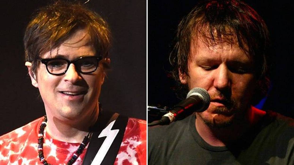 Rivers Cuomo of Weezer and Elliott Smith