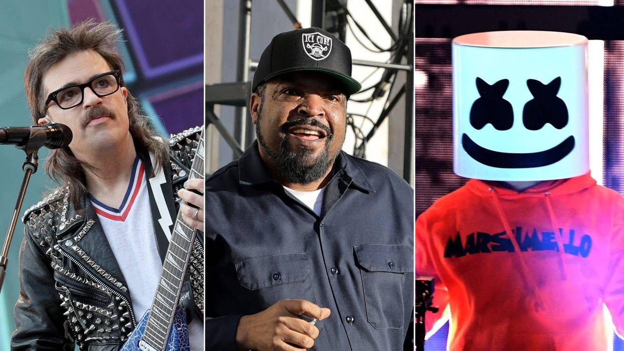 Rivers Cuomo of Weezer, Ice Cube, Marshmello