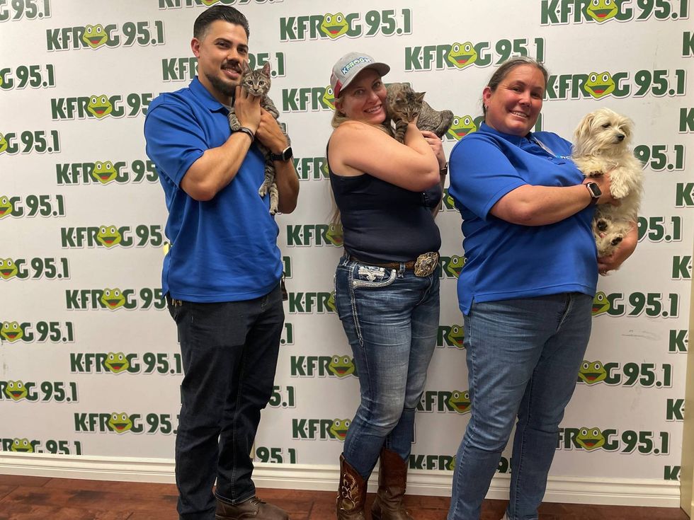 Riverside County Department of Animal Services, some of their adoptable animals and K-Frog