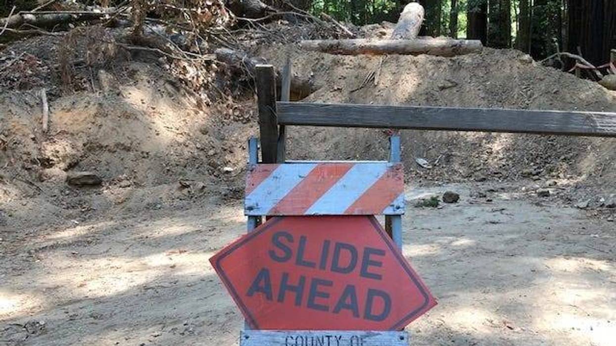 Road closed months after mudslides in Guerneville