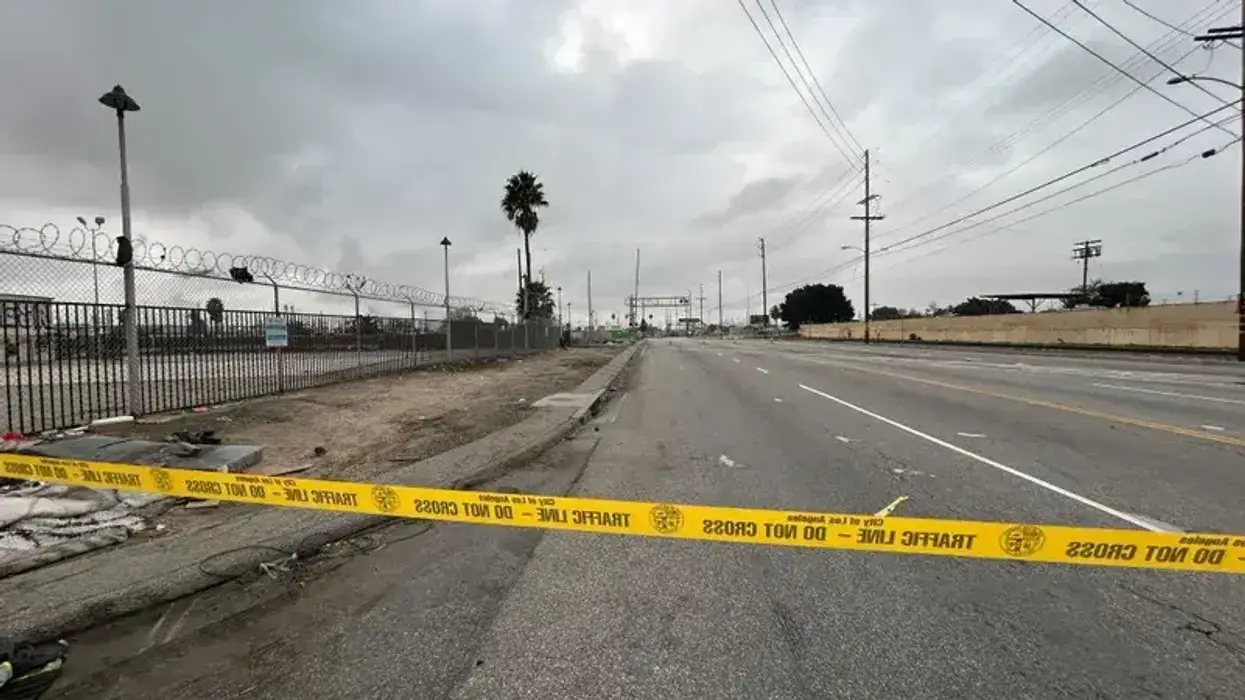 road closed off by caution tape