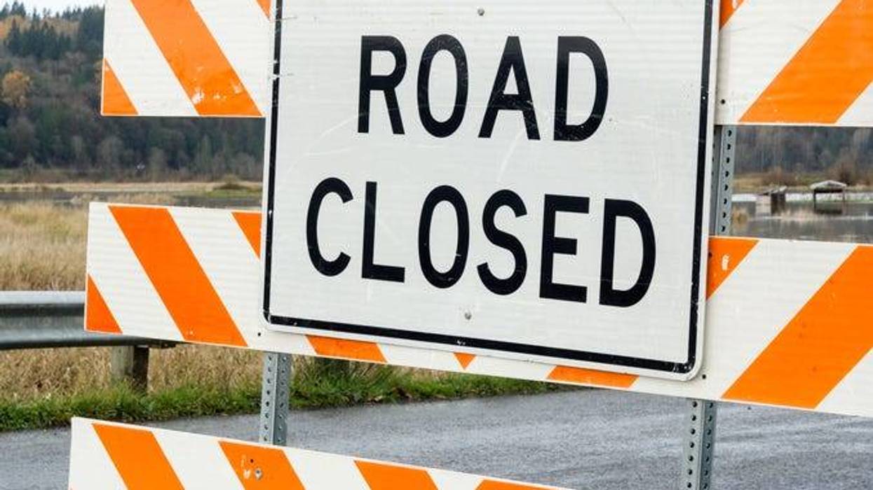 road closed