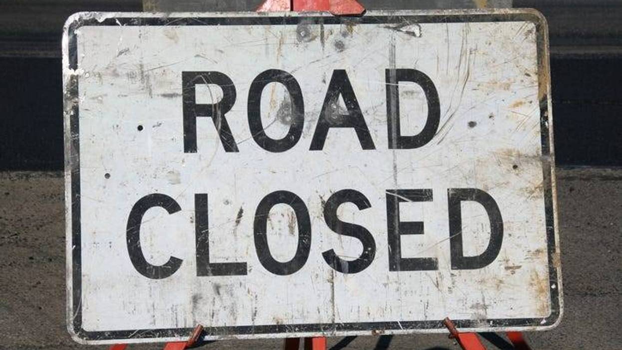 road closed