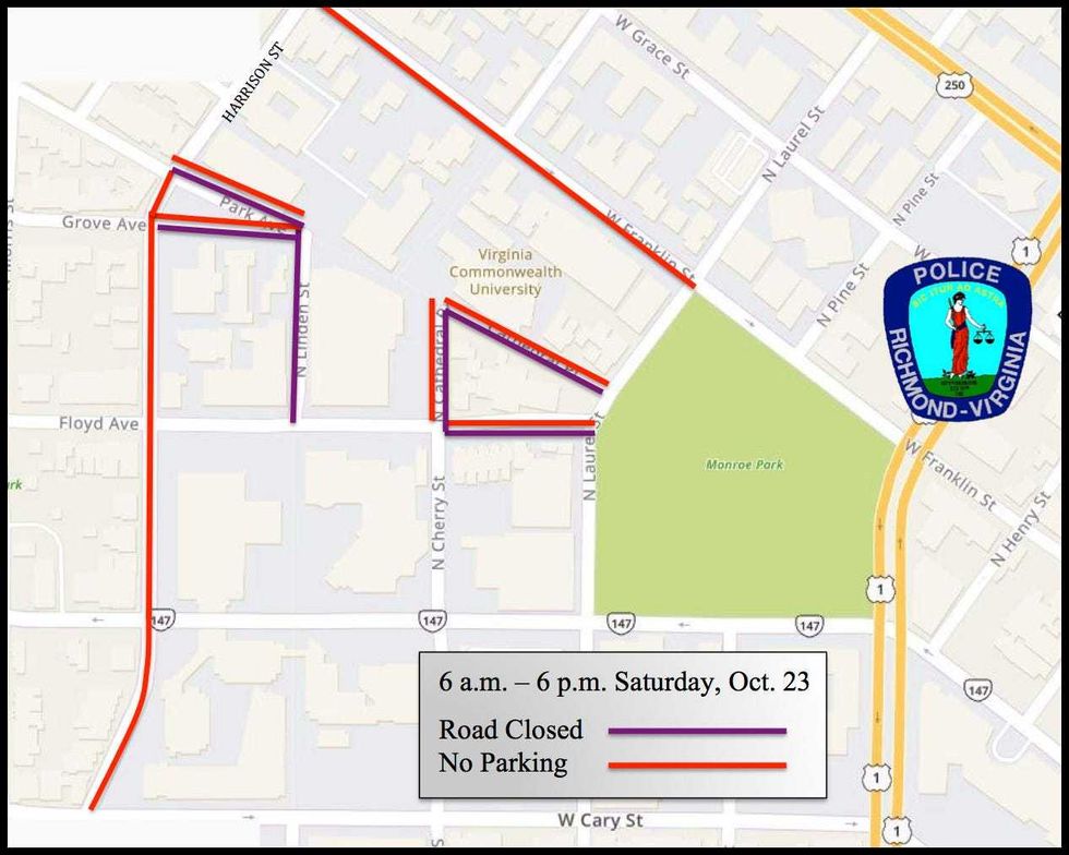 Road Closures and No-Parking Areas for Obama Visit