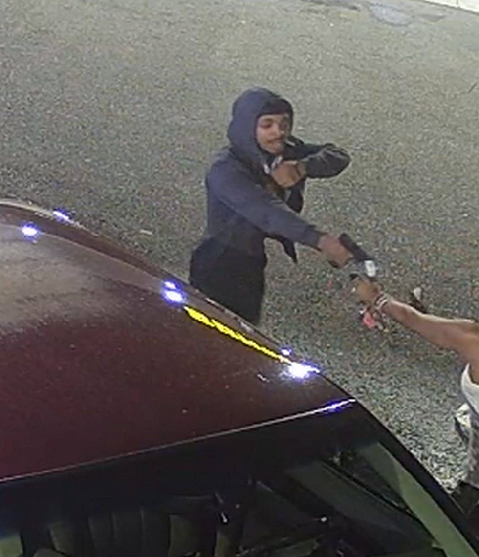 robbery at gas station