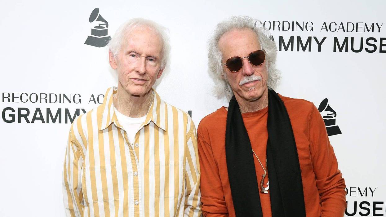 Robby Krieger and John Densmore of The Doors