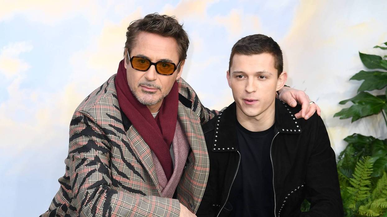 Robert Downey Jr. and Tom Holland
