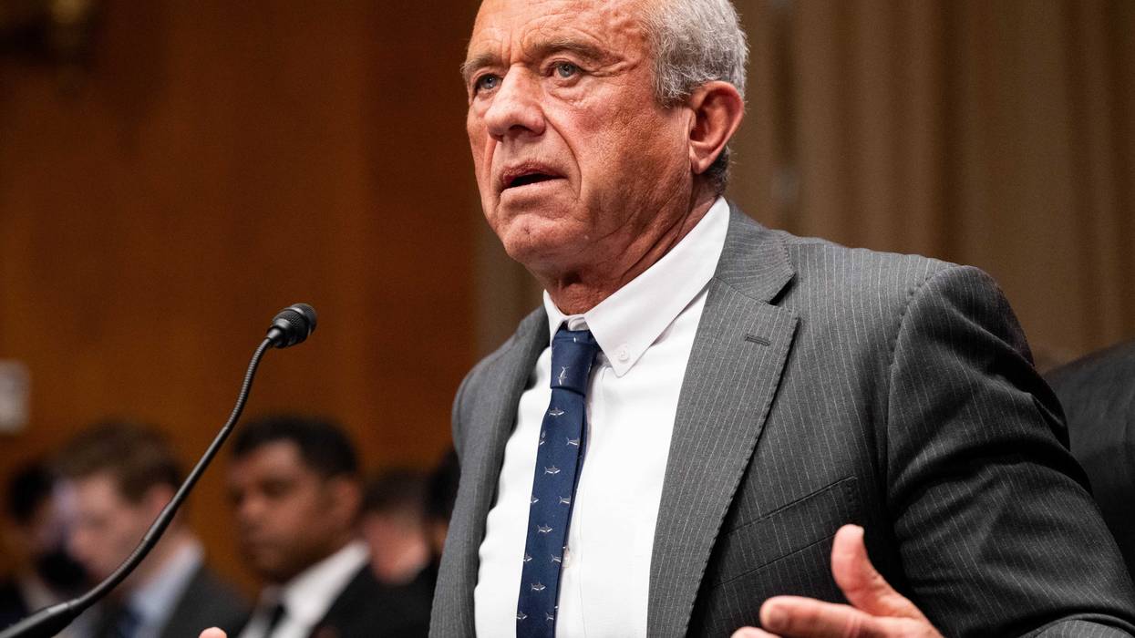 Robert F. Kennedy, Jr., nominee to be Secretary of Health and Human Services, speaking at a hearing of the Senate Health, Education, Labor, and Pensions Committee at the U.S. Capitol.