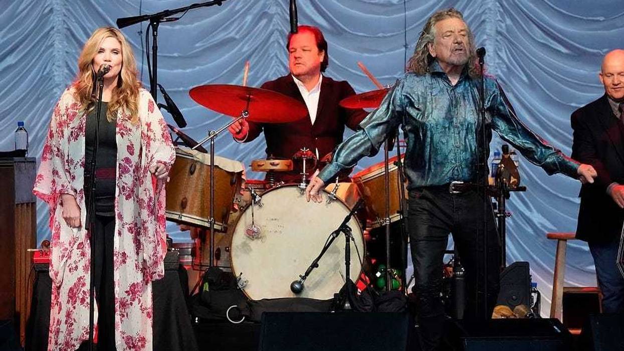 Robert Plant and Alison Krauss perform at Jay Pritzker Pavilion on Tuesday, June 7, 2022, in Chicago