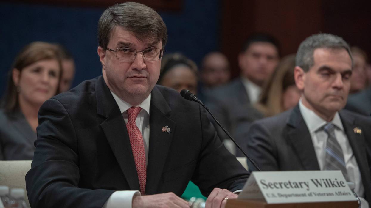 Robert Wilkie, Veterans Affairs Secretary during the hearing at Capitol Hill on December 19, 2018 in Washington, DC.