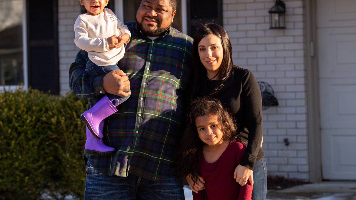 Robert Williams and his family