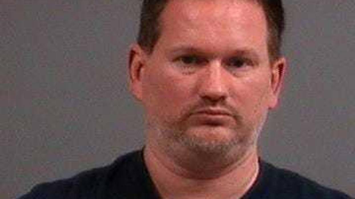 Robin Thomas, 40, has been charged with three counts of aggravated sexual battery and three counts of taking indecent liberties with a child, (Chesterfield Police)