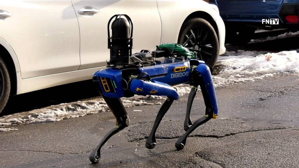 Robot Police Dog Unleashed In NYC