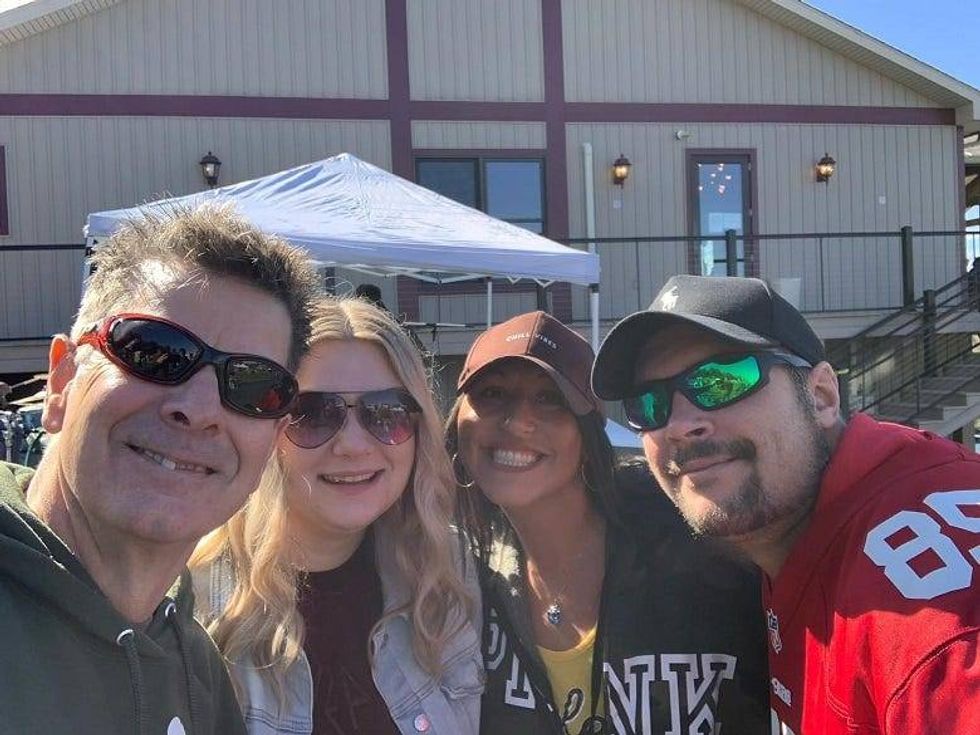 Rock, Courtney, Monica & Fishboy